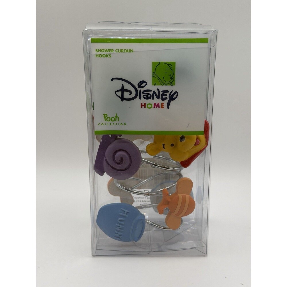 Winnie the Pooh Collection Shower Curtain Hooks Disney Home Decor RARE NEW!